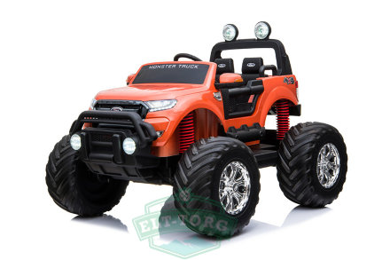 Детский электромобиль FORD RANGER MONSTER TRUCK 4WD DK-MT550 оранжевый