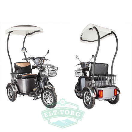 Пассажирский электроцикл Rutrike S1 V2, с крышей