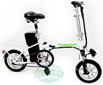 Электровелосипед для детей Nakto Car baby 12" красный