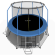 Батут i-JUMP Elegant 12ft 3,66м с нижней сетью и лестницей (blue) Батут i-JUMP Elegant 12ft 3,66м с нижней сетью и лестницей (blue)
