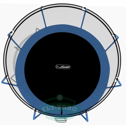 Батут i-JUMP Elegant 12ft 3,66м с нижней сетью и лестницей (blue) Батут i-JUMP Elegant 12ft 3,66м с нижней сетью и лестницей (blue)