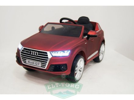 Электромобиль RiverToys AUDI Q7-QUATTRO-RED-MATT Электромобиль RiverToys AUDI Q7-QUATTRO-RED-MATT