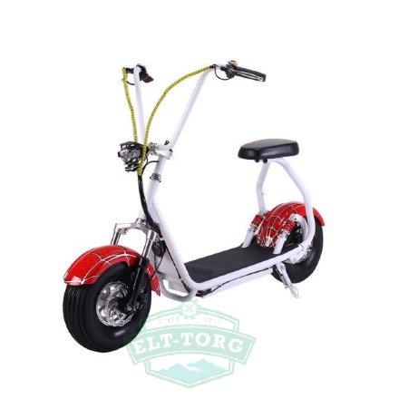 L-Sport Mini Citycoco 800W белый с красным L-Sport Mini Citycoco 800W белый с красным