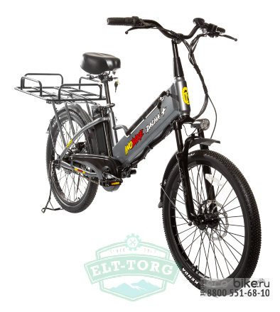Электровелосипед черный InoBike Dacha Plus Электровелосипед черный InoBike Dacha Plus