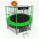 Батут i-JUMP BASKET 8ft 2.44м с нижней сетью и лестницей (green) Батут i-JUMP BASKET 8ft 2.44м с нижней сетью и лестницей (green)
