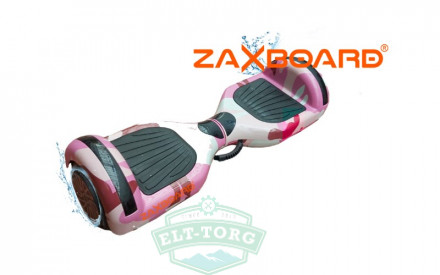 Гироскутер ZAXBOARD ZX-6 Милитари розовый Гироскутер ZAXBOARD ZX-6 Милитари розовый