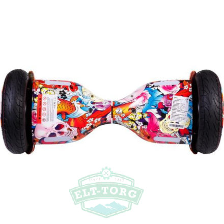 Гироскутер Smart Balance Wheel Suv New 10.5 Premium Граффити Розовый Гироскутер Smart Balance Wheel Suv New 10.5 Premium Граффити Розовый