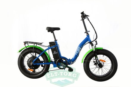 Elbike Taiga 1 Vip сине-зеленый сбоку