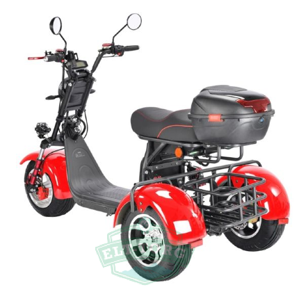 Трехколесный электроскутер Citycoco WS-PRO+ TRIKE 3000W