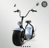 Электросамокат El-sport Citycoco Classic 1200W с двойным сиденьем до 200кг Электросамокат El-sport Citycoco Classic 1200W с двойным сиденьем до 200кг