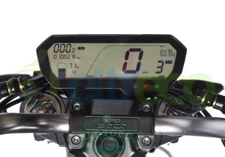 Электромотоцикл Soco Super TS 1950w серебристый Электромотоцикл Soco Super TS 1950w серебристый