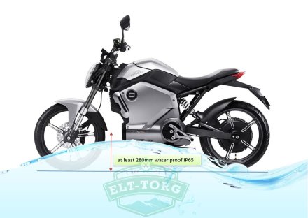 Электромотоцикл Soco Super TS 1950w серебристый Электромотоцикл Soco Super TS 1950w серебристый