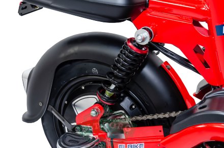 Elbike Dacha mini 20 красный амортизатор