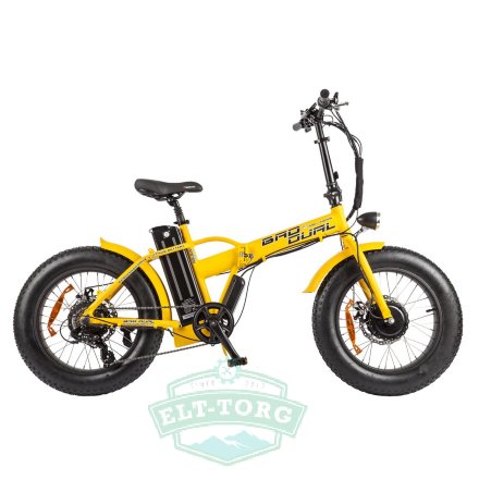 Электровелосипед Welness Bad Dual 1000w желтый Электровелосипед Welness Bad Dual 1000w желтый
