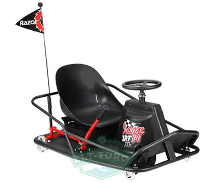 Электрокарт Razor Crazy Cart XL 500W Чёрный