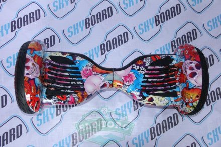 Гироскутер SkyBoard SUV APP 10,5 Черепа Цветные Гироскутер SkyBoard SUV APP 10,5 Черепа Цветные