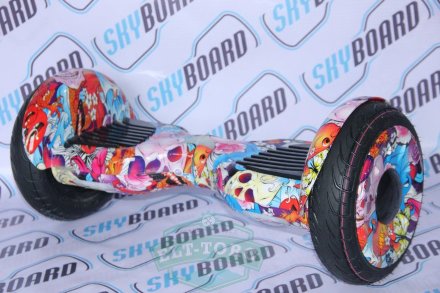 Гироскутер SkyBoard SUV APP 10,5 Черепа Цветные Гироскутер SkyBoard SUV APP 10,5 Черепа Цветные