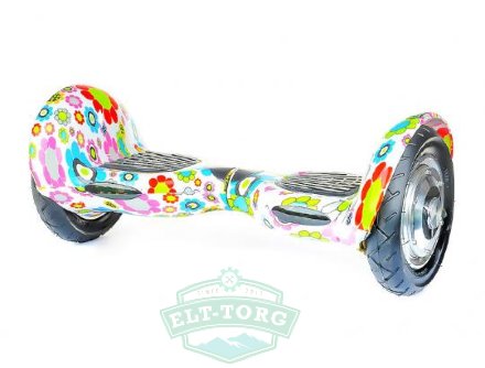 Гироскутер Ruswheel Десятка 700W (цветы) Гироскутер Ruswheel Десятка 700W (цветы)