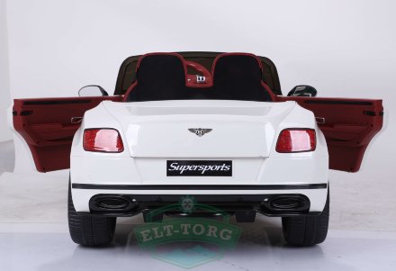 Детский электромобиль BENTLEY CONTINENTAL SUPERSPORTS JE1155 белый (ЛИЦЕНЗИОННАЯ МОДЕЛЬ) Детский электромобиль BENTLEY CONTINENTAL SUPERSPORTS JE1155 белый (ЛИЦЕНЗИОННАЯ МОДЕЛЬ)