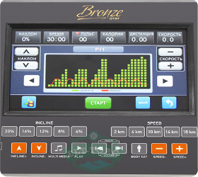 BRONZE GYM T801 LC TFT Беговая дорожка