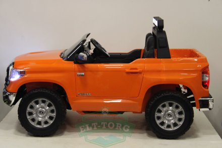 Детский электромобиль TOYOTA TUNDRA JJ2255 оранжевый (ЛИЦЕНЗИОННАЯ МОДЕЛЬ)