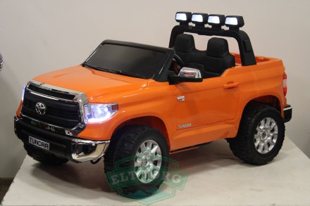 Детский электромобиль TOYOTA TUNDRA JJ2255 оранжевый (ЛИЦЕНЗИОННАЯ МОДЕЛЬ)
