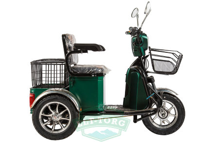 Пассажирский электроцикл Rutrike S1 V2 с большой корзиной Пассажирский электроцикл Rutrike S1 V2 с большой корзиной