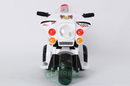 Электромобиль RiverToys MOTO 998-WHITE