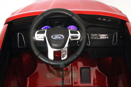 Детский электромобиль FORD FOCUS RS вишневый (ЛИЦЕНЗИОННАЯ МОДЕЛЬ) 