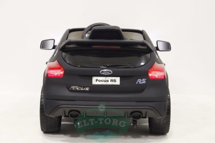 Детский электромобиль FORD FOCUS RS черный матовый (ЛИЦЕНЗИОННАЯ МОДЕЛЬ)