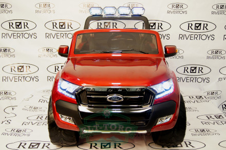 Детский электромобиль NEW FORD RANGER 4WD вишневый (ЛИЦЕНЗИОННАЯ МОДЕЛЬ)